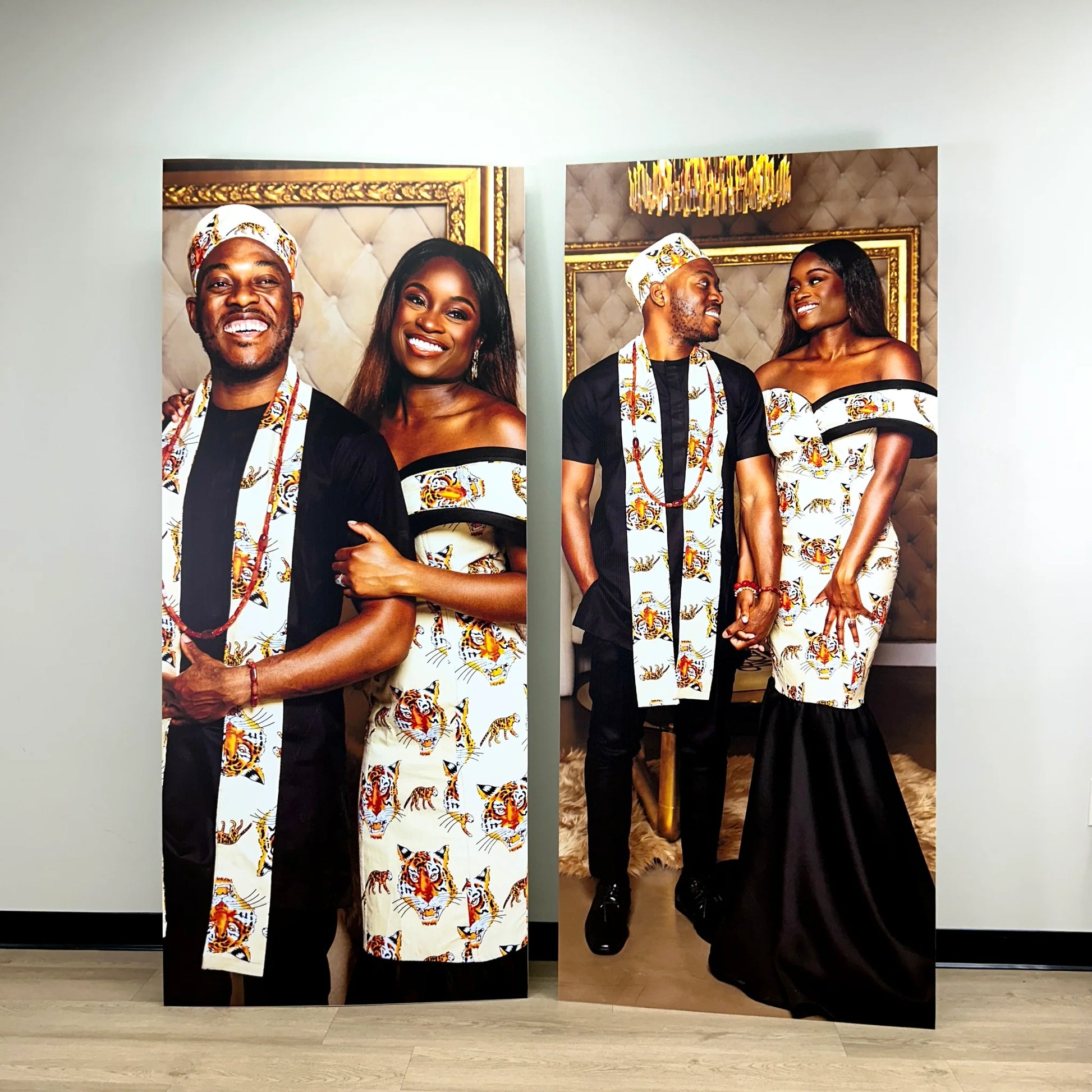 Set of 2 Custom Photo Backdrop - Photo Board - Large Photo Panel -